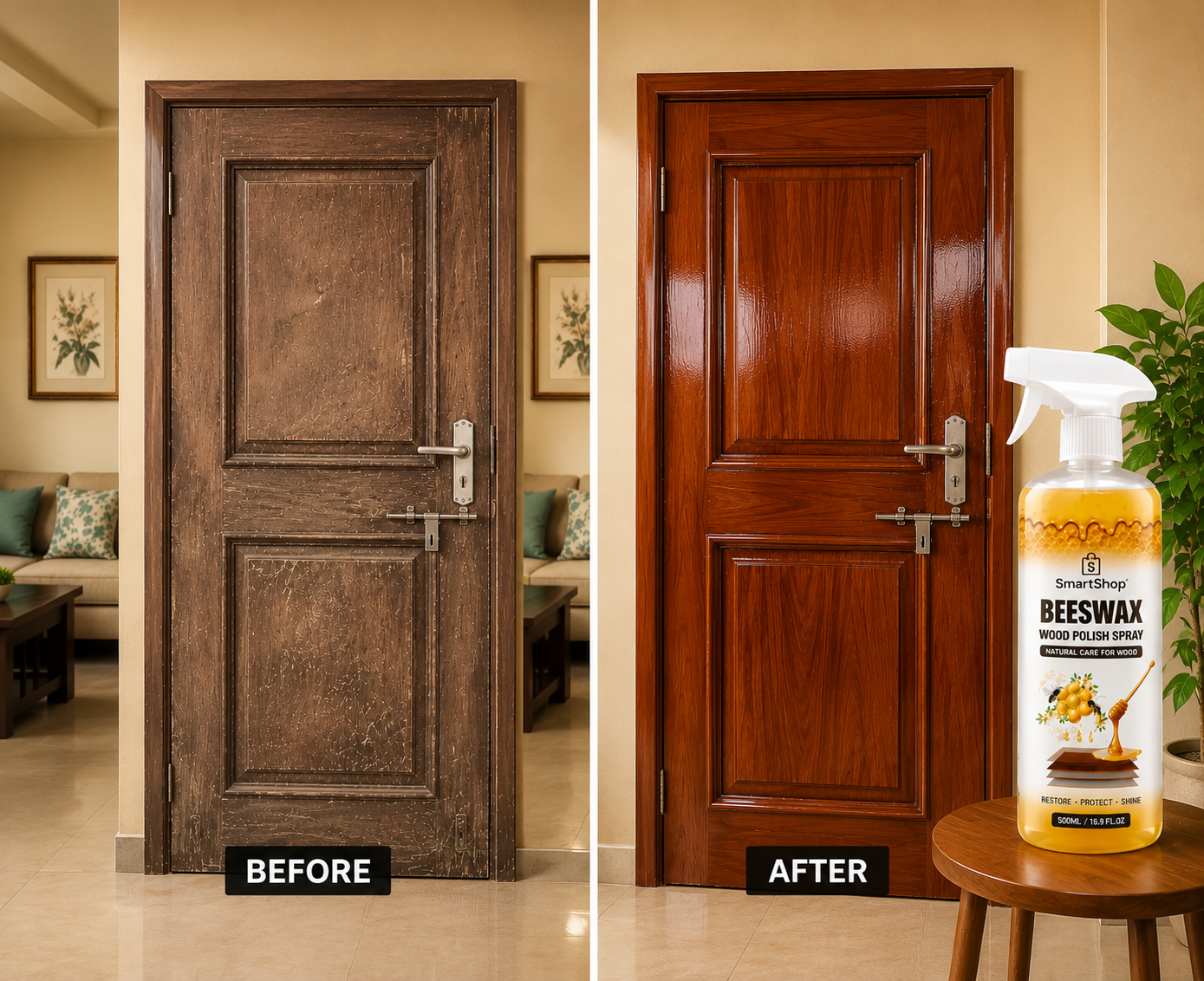 BeeWax Furniture Cleaner Spray (Pack of 2)